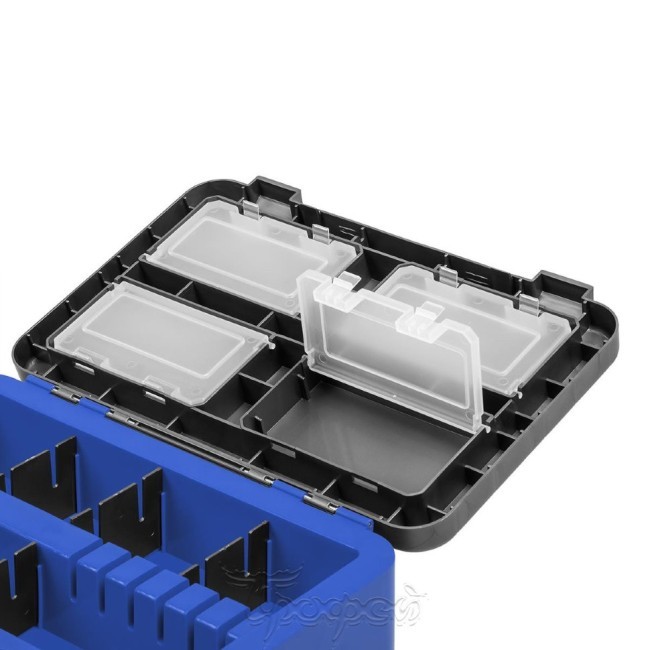 Ящик рыболовный зимний Helios двухсекционный 19л серый/синий (HS-IB-19-GB) (70122) Ящик рыболовный зимний Helios двухсекционный 19л серый/синий (HS-IB-19-GB) (70122)