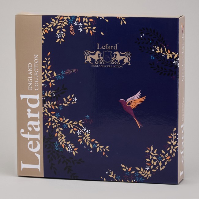 Тарелка закусочная lefard "golden birds" 20*2 см Lefard (419-115) Тарелка закусочная lefard "golden birds" 20*2 см Lefard (419-115)