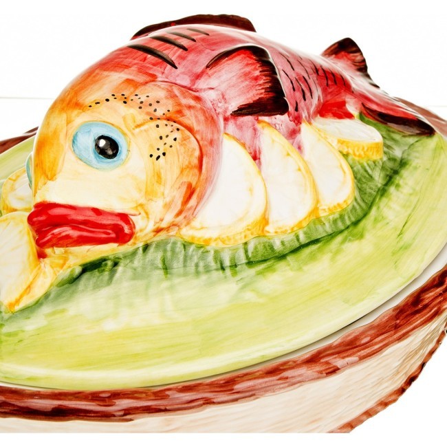 Блюдо с крышкой "рыба" 40*29*17 см. Annaluma (628-082)