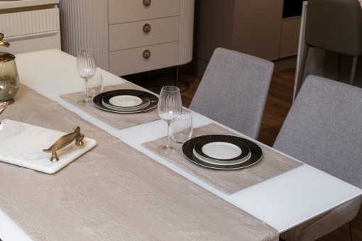 Набор для сервировки стола MANSON 18 Дорожка 50*180 (1шт) ,салфетки 33*45 (2шт) (TT-00016039)