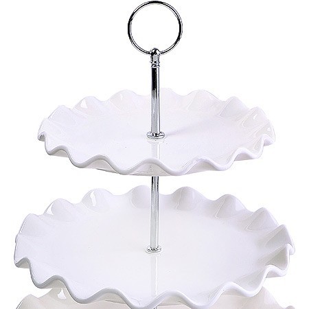 Конфетница 3ярус 19,5-24-29,5 керам LR (28953)