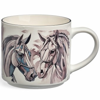 Кружка lefard "horse" серебро 500мл Lefard (260-1059)