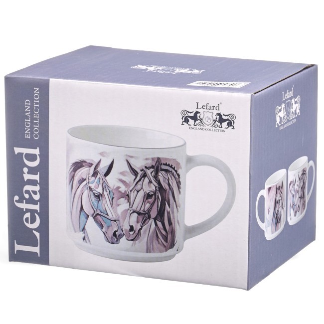 Кружка lefard "horse" серебро 500мл Lefard (260-1059) Кружка lefard "horse" серебро 500мл Lefard (260-1059)
