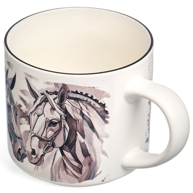 Кружка lefard "horse" серебро 500мл Lefard (260-1059) Кружка lefard "horse" серебро 500мл Lefard (260-1059)