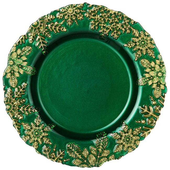 Тарелка "celebration green" 22 см Bronco (336-169)