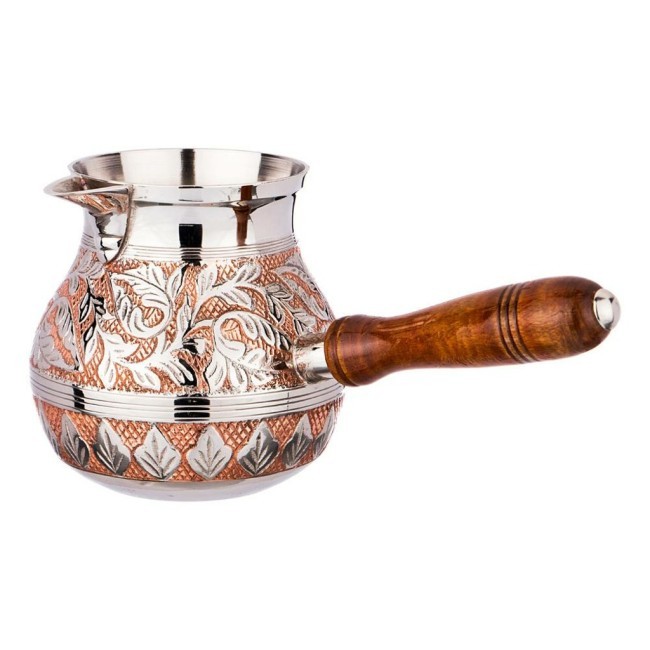 Турка резная "rosso" 650мл. латунь Lefard (733-112)