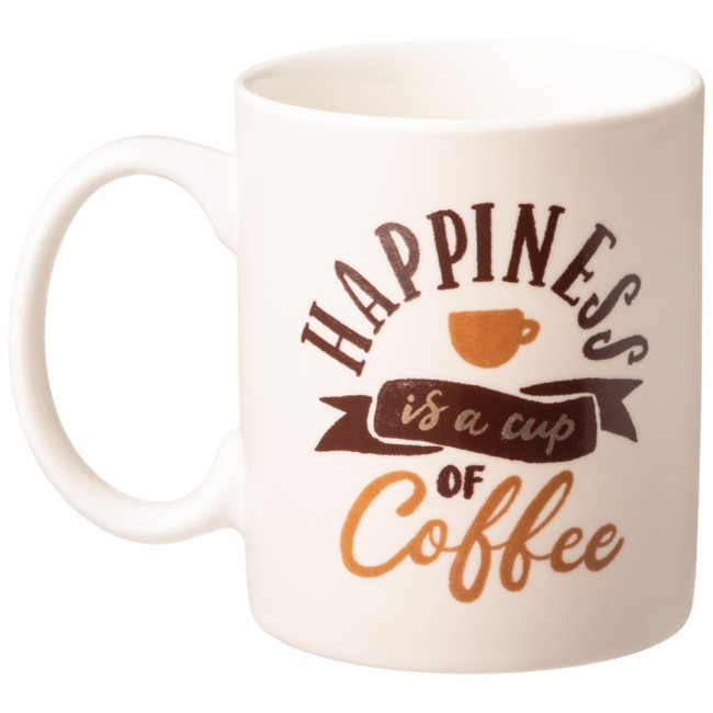 Кружка "кофе" белая 340 мл Lefard (756-403)