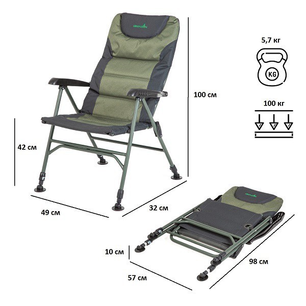 Кресло складное Green Glade M3230 (87431)
