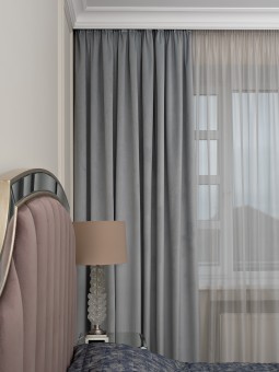 Портьера Silkу 30 голубая димаут 275*260 (TT-00016725)