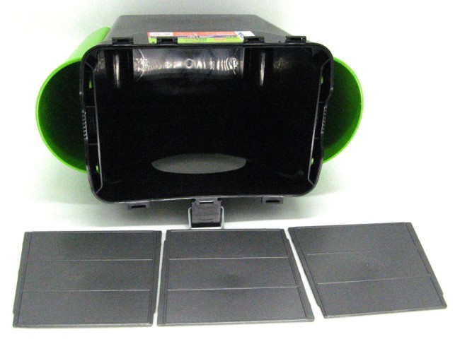 Ящик для зимней рыбалки Helios FishBox двухсекционный 10л зеленый (64060) (54331)