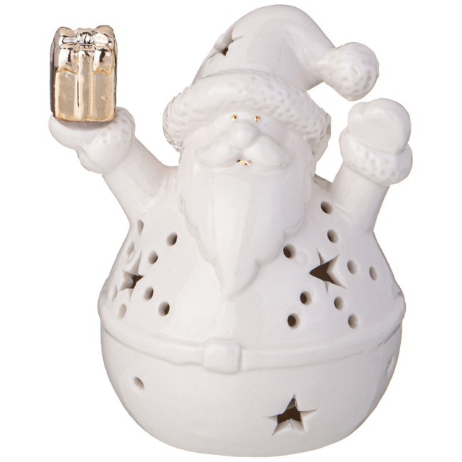 Фигурка "дед мороз" с led-подсветкой 9,8*7,6*10,4 см Lefard (146-2145)