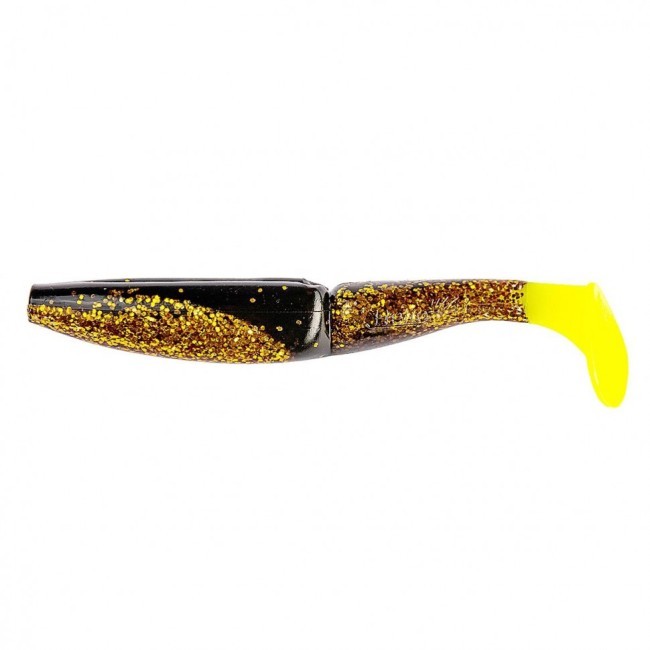 Виброхвост Helios Guru 5,0"/12,7 см, цвет Black Sparkles LT 5 шт HS-31-033 (77645)