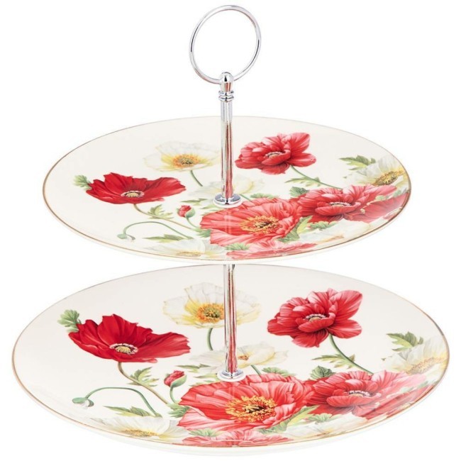 Блюдо двухъярусное lefard "маки" 20,5 / 27 см Lefard (104-883) Блюдо двухъярусное lefard "маки" 20,5 / 27 см Lefard (104-883)