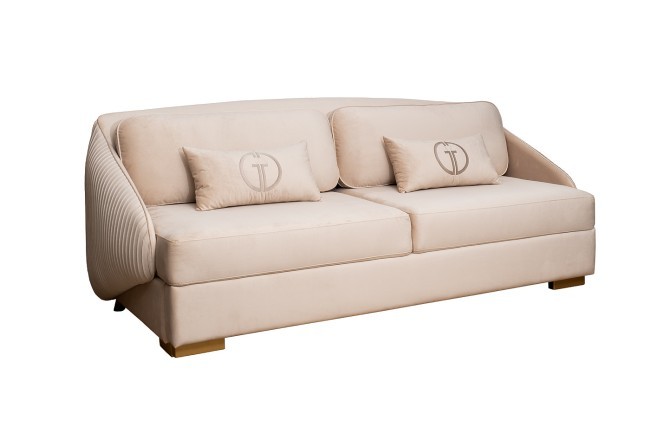 Диван Palazzo 240М трехм. раскладной беж Ром07+Ром07 240*105*95см (TT-00012338)