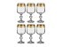 Набор бокалов для вина из 6 шт. "claudie / sterna" 230 мл.высота=15 см. CRYSTALITE (669-126)