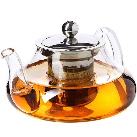 Заварочный чайник 3пр 800мл стек н/с LR (60076) Заварочный чайник 3пр 800мл стек н/с LR (60076)