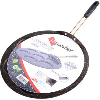 Блинница алюм 35 см мрам/п бак/руч (80448) Блинница алюм 35 см мрам/п бак/руч (80448)