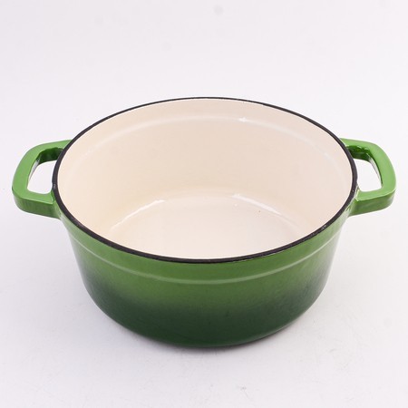 Кастрюля чугун 3,6 л эмаль/покрытие зелёная Mayer&Boch (40631)