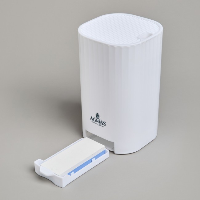 Подставка для ножей agness с точильным камнем 13,6*14,6*23 см Agness (907-320) Подставка для ножей agness с точильным камнем 13,6*14,6*23 см Agness (907-320)