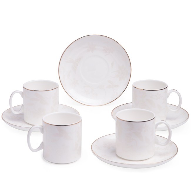 Кофейный набор lefard "снежная королева" на 4 пер. 8 пр. 120 мл Lefard (440-305)