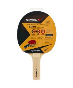 Ракетка для настольного тенниса Roxel Hobby Start, прямая (610631)