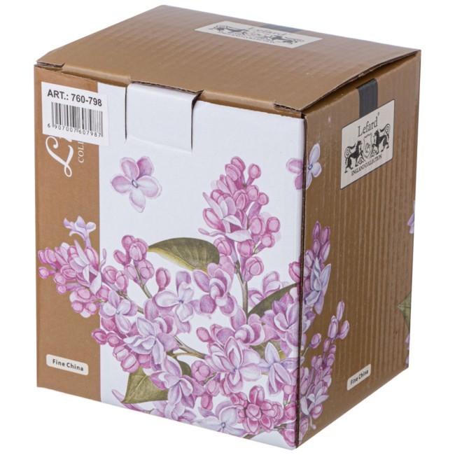 Кружка заварочная lefard "lilac" с крышкой и ситом 350 мл Lefard (760-798)