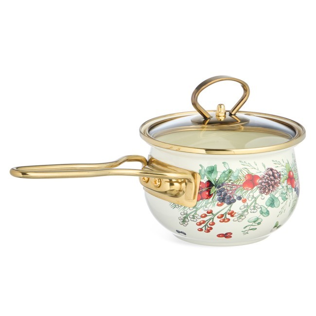 Ковш эмалированный серия "celebration" 0,9л, диа 14 см Agness (943-081) Ковш эмалированный серия "celebration" 0,9л, диа 14 см Agness (943-081)