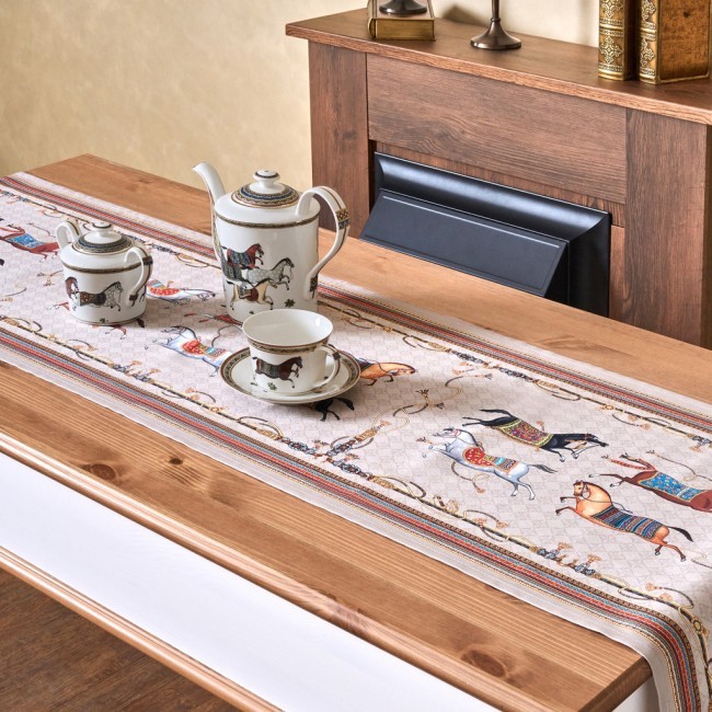 Дорожка на стол "passage", 45х300см, капучино, 100% хлопок,твил Lefard (850-760-32)