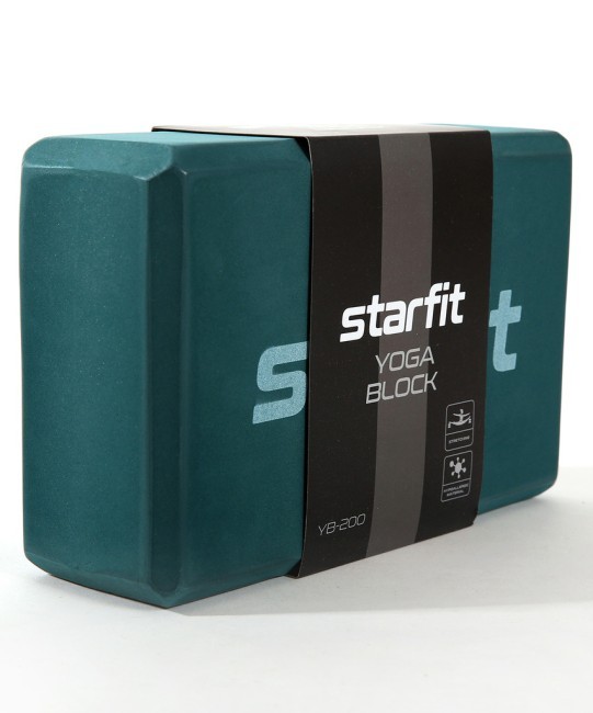 Блок для йоги STARFIT YB-200 EVA, изумрудный (2104799) Блок для йоги STARFIT YB-200 EVA, изумрудный (2104799)