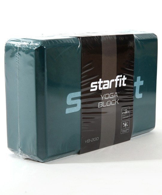 Блок для йоги STARFIT YB-200 EVA, изумрудный (2104799) Блок для йоги STARFIT YB-200 EVA, изумрудный (2104799)