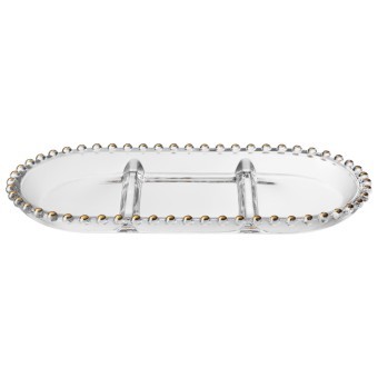 Блюдо сервировочное "golden charm", 3 секции, 30*15 см Lefard (345-500)