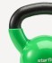 Гиря виниловая STARFIT DB-401, 8 кг, зеленый (998512)
