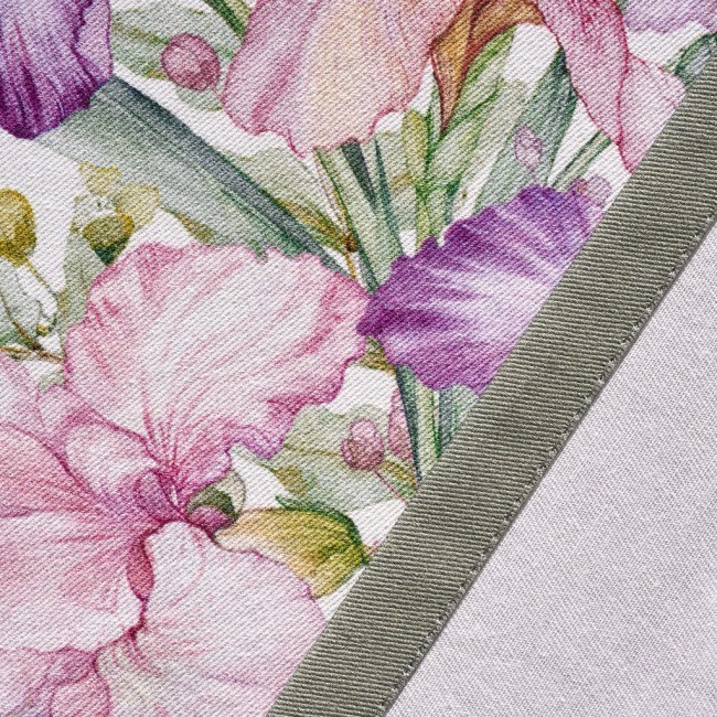 Скатерть овальная "ирисы" ,160х220см,100% хлопок,твил c пропиткой белый Lefard (850-743-41) Скатерть овальная "ирисы" ,160х220см,100% хлопок,твил c пропиткой белый Lefard (850-743-41)