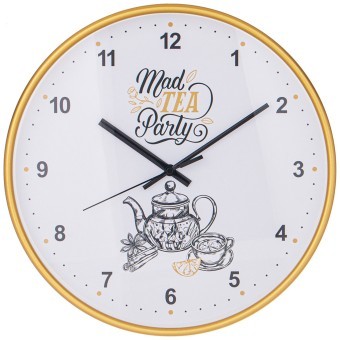Часы настенные "mad tea party" 30,5 см Lefard (221-352)