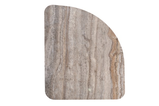 Стол журнальный Арка (Arco) травертин 85*68*40см (TT-00016015)