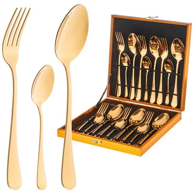 Набор столовых приборов agness на 6 персон 18 пр.в деревянном кейсе Agness (942-020) Набор столовых приборов agness на 6 персон 18 пр.в деревянном кейсе Agness (942-020)
