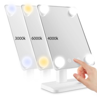 Зеркало для нанесения макияжа с подсветкой 3 режима Mayer&Boch (12231) Зеркало для нанесения макияжа с подсветкой 3 режима Mayer&Boch (12231)