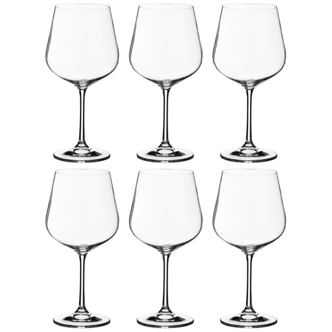 Набор бокалов для вина из 6 шт. "dora/strix" 600 мл высота=22 см Crystal Bohemia (669-193) Набор бокалов для вина из 6 шт. "dora/strix" 600 мл высота=22 см Crystal Bohemia (669-193)