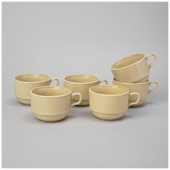 Набор чашек чайных lefard tint 250мл (желтый) 6 шт. Lefard (48-965-1) Набор чашек чайных lefard tint 250мл (желтый) 6 шт. Lefard (48-965-1)