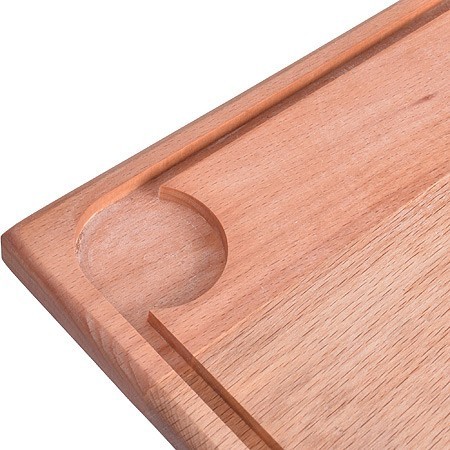 Доска из бука для стейка с соусником 32см (40025)