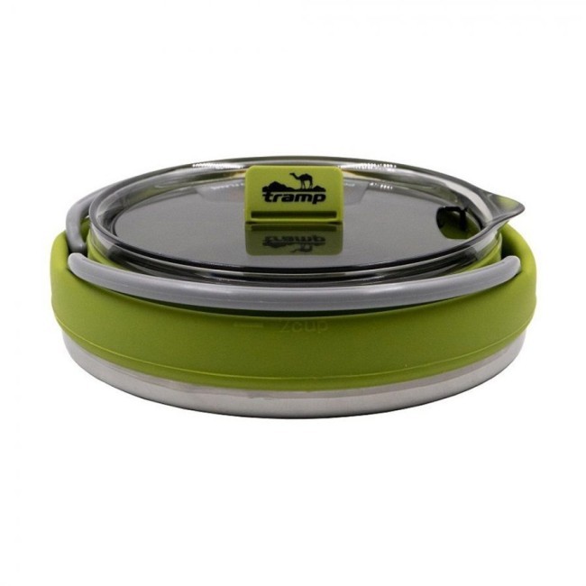 Чайник силиконовый складной Tramp 1л олива TRC-125 (74486) Чайник силиконовый складной Tramp 1л олива TRC-125 (74486)