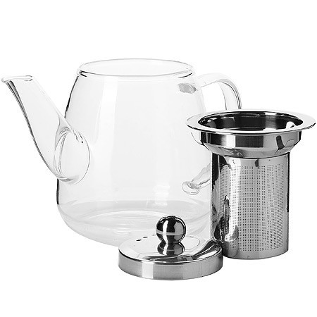 Заварочный чайник 3пр 600мл стек н/с LR (60071) Заварочный чайник 3пр 600мл стек н/с LR (60071)
