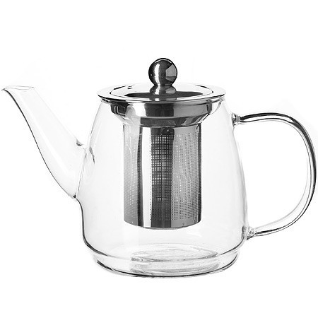 Заварочный чайник 3пр 600мл стек н/с LR (60071) Заварочный чайник 3пр 600мл стек н/с LR (60071)