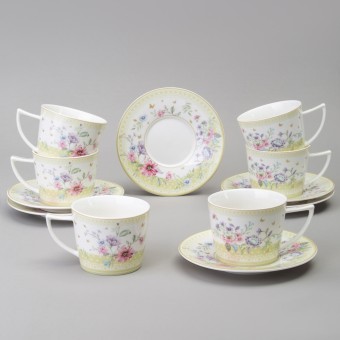 Чайный набор lefard "blossom" на 6 пер. 12 пр. 250 мл Lefard (165-591) Чайный набор lefard "blossom" на 6 пер. 12 пр. 250 мл Lefard (165-591)