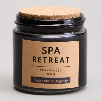 Свеча ароматизированная в стакане "spa retreat" black amber&cinger lily 7,3*7,4 см мал.= 12шт. Lefard (605-108) Свеча ароматизированная в стакане "spa retreat" black amber&cinger lily 7,3*7,4 см мал.= 12шт. Lefard (605-108)