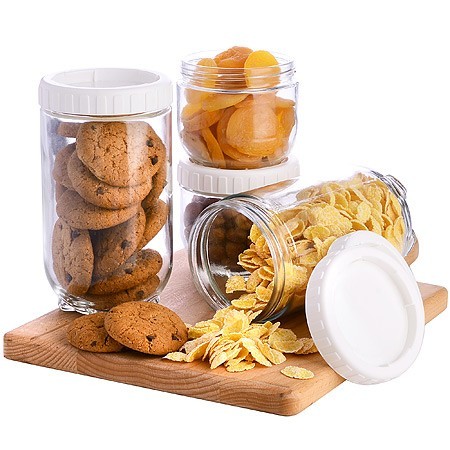 Набор из 4 банок для сыпучих Lovwish Mayer&Boch (31205) Набор из 4 банок для сыпучих Lovwish Mayer&Boch (31205)