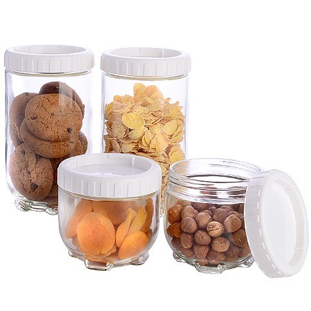 Набор из 4 банок для сыпучих Lovwish Mayer&Boch (31205) Набор из 4 банок для сыпучих Lovwish Mayer&Boch (31205)