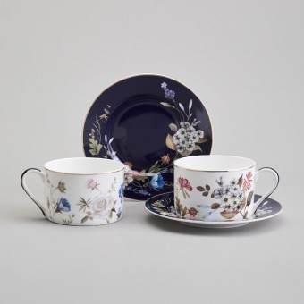 Чайный набор lefard "belle" на 2 пер. 4 пр. 190 мл Lefard (86-2552-1)