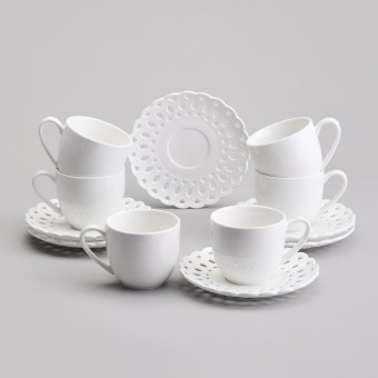 Набор чайный lefard "style" на 6 пер. 12 пр. 250 мл Lefard (441-037)