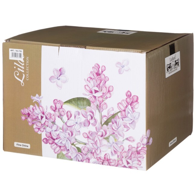 Чайный сервиз lefard "lilac" на 6 пер. 14 пр. 800/300/250 мл Lefard (760-755) Чайный сервиз lefard "lilac" на 6 пер. 14 пр. 800/300/250 мл Lefard (760-755)